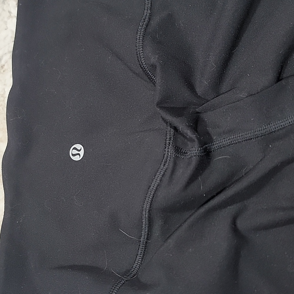Lululemon black flare pants size 4